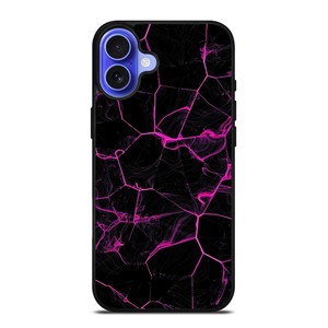 VIOLET ABSTRACT SMOKED GRID iPhone 16 Case Cover