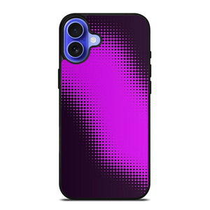 VIOLET HALFTONE PATTERN iPhone 16 Case Cover VIOLET HALFTONE PATTERN iPhone 16 Case Cover