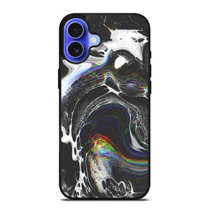 WHITE STONE LIQUID iPhone 16 Case Cover WHITE STONE LIQUID iPhone 16 Case Cover