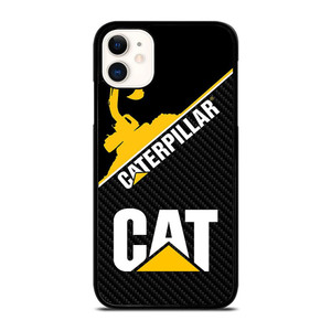 CAT CATERPILLAR LOGO CARBON iPhone 11 Case Cover