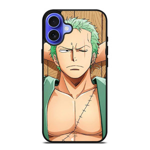 ZORO ONE PIECE ANIME iPhone 16 Case Cover