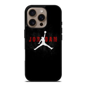 AIR JORDAN NIKE RED BLACK iPhone 16 Pro Case Cover
