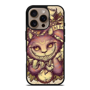 ALICE IN WONDERLAND CHESHIRE CAT ART iPhone 16 Pro Case Cover