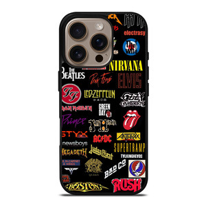 ALL CLASSIC ROCK BAND REVOLUTION LOGO iPhone 16 Pro Case Cover