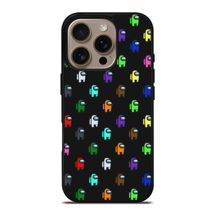 AMONG US GAME PATTERN iPhone 16 Pro Case Cover