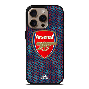 ARSENAL FOOTBALL CLUB ADIDAS iPhone 16 Pro Case Cover ARSENAL FOOTBALL CLUB ADIDAS iPhone 16 Pro Case Cover