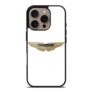 ASTON MARTIN CAR GOLD LOGO iPhone 16 Pro Case Cover