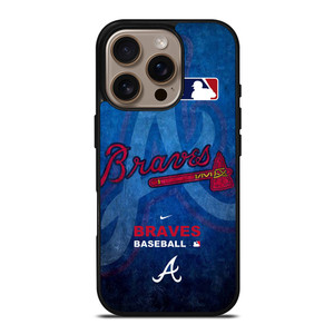 ATLANTA BRAVES LOGO MLB iPhone 16 Pro Case Cover