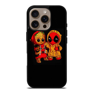 BABY DEADPOOL AND GROOOT iPhone 16 Pro Case Cover