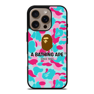 BAPE A BATHING APE CAMO iPhone 16 Pro Case Cover BAPE A BATHING APE CAMO iPhone 16 Pro Case Cover