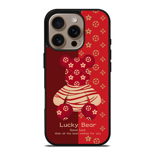 BEAR BRICK KAWS LUCKY iPhone 16 Pro Case Cover