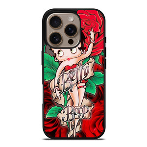 BETTY BOOP FLORAL iPhone 16 Pro Case Cover BETTY BOOP FLORAL iPhone 16 Pro Case Cover