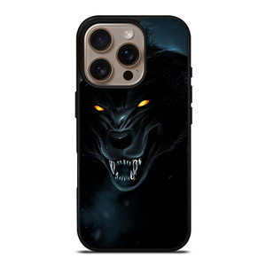 BLACK WILD WOLF iPhone 16 Pro Case Cover