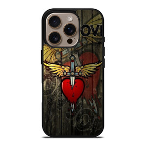 BON JOVI WOODEN LOGO iPhone 16 Pro Case Cover