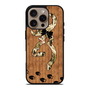 BROWNING WOODEN LOGO iPhone 16 Pro Case Cover