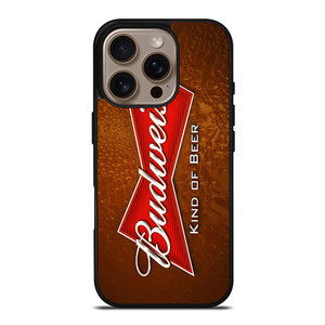 BUDWEISER KING OF BEAR LOGO iPhone 16 Pro Case Cover