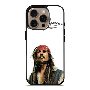 CAPTAIN JACK SPARROW PIRATES OF THE CARIBBEAN iPhone 16 Pro Case Cover