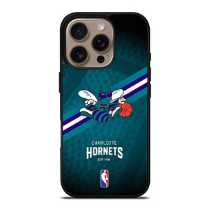 CHARLOTTE HORNETS NBA TEAM iPhone 16 Pro Case Cover
