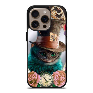 CHESHIRE CAT ALICE IN WONDERLAND CARTOON iPhone 16 Pro Case Cover