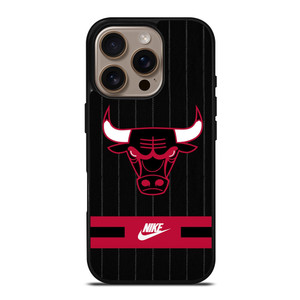 CHICAGO BULLS NIKE STRIPE iPhone 16 Pro Case Cover