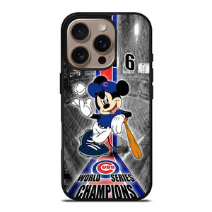CHICAGO CUBS MICKEY MOUSE iPhone 16 Pro Case Cover