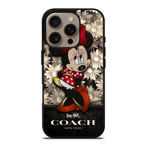 COACH FLOWER MINNIE MOUSE iPhone 16 Pro Case Cover