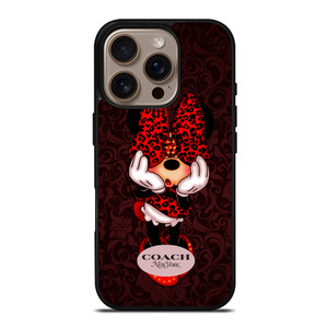 COACH MINNIE MOUSE NEW YORK iPhone 16 Pro Case Cover COACH MINNIE MOUSE NEW YORK iPhone 16 Pro Case Cover