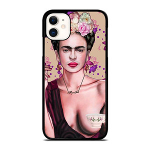FRIDA KAHLO ART FACE iPhone 11 Case Cover
