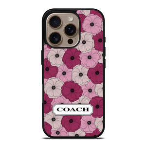 COACH NEW YORK LOGO PURPLE FLOWER iPhone 16 Pro Case Cover COACH NEW YORK LOGO PURPLE FLOWER iPhone 16 Pro Case Cover