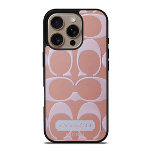 COACH NEW YORK PINK PATTERN iPhone 16 Pro Case Cover