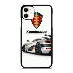 KOENIGSEGG WHITE CAR LOGO iPhone 11 Case Cover KOENIGSEGG WHITE CAR LOGO iPhone 11 Case Cover