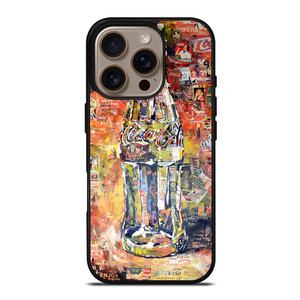 COCA COLA BOTTLE ART iPhone 16 Pro Case Cover