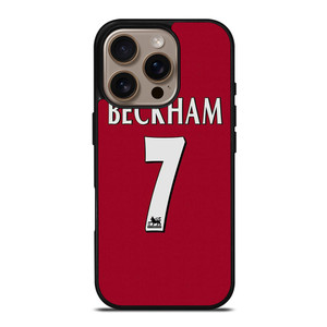 DAVID BECKHAM JERSEY MANCHESTER UNITED iPhone 16 Pro Case Cover