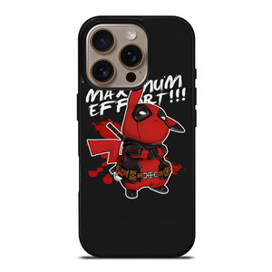 DEADPOOL POKEMON PIKACHU ART iPhone 16 Pro Case Cover