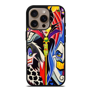 DISNEY VILLAINS CARTOON iPhone 16 Pro Case Cover
