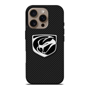 DODGE VIPER LOGO CARBON iPhone 16 Pro Case Cover