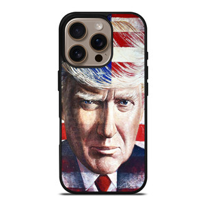 DONALD TRUMP FACE ART iPhone 16 Pro Case Cover