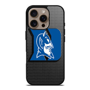 DUKE BLUE DEVILS METAL LOGO iPhone 16 Pro Case Cover