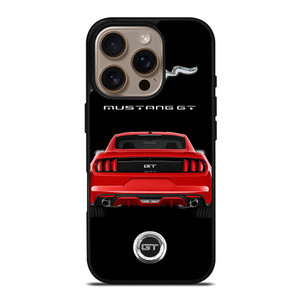 FORD MUSTANG GT RED CAR iPhone 16 Pro Case Cover FORD MUSTANG GT RED CAR iPhone 16 Pro Case Cover