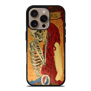 GRATEFUL DEAD KISSING SKELETON iPhone 16 Pro Case Cover GRATEFUL DEAD KISSING SKELETON iPhone 16 Pro Case Cover