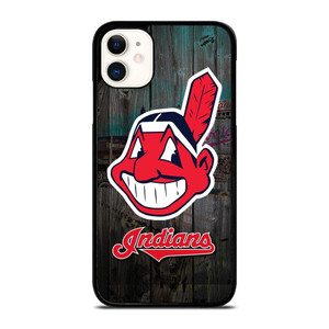 CLEVELAND INDIANS WOODEN LOGO iPhone 11 Case Cover CLEVELAND INDIANS WOODEN LOGO iPhone 11 Case Cover