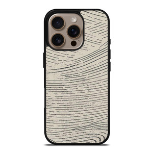 HAND DRAWING WAVES PATTERN iPhone 16 Pro Case Cover