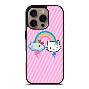 HELLO KITTY CLOUD RAINBOW iPhone 16 Pro Case Cover