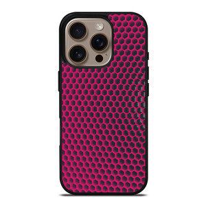 HEXAGONAL BLACK PURPLE PATTERN iPhone 16 Pro Case Cover