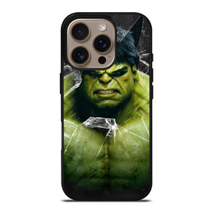 INCREDIBLE HULK CRACKS GLASS iPhone 16 Pro Case Cover
