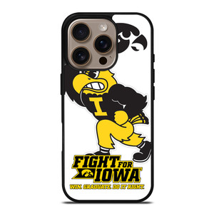 IOWA HAWKEYES MASCOT 2 iPhone 16 Pro Case Cover
