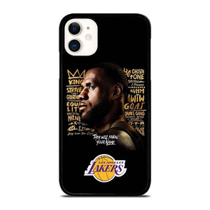 LEBRON JAMES QUOTE LA LAKERS iPhone 11 Case Cover