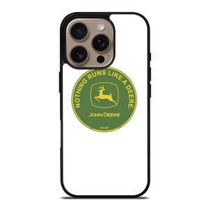 JOHN DEERE TRACTOR LOGO RUNS LIKE A DEER iPhone 16 Pro Case Cover