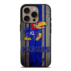 KANSAS JAYHAWKS LOGO iPhone 16 Pro Case Cover