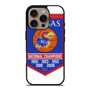 KANSAS JAYHAWKS UNIVERSITY BASKETBALL iPhone 16 Pro Case Cover